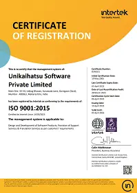 ISO Certificate