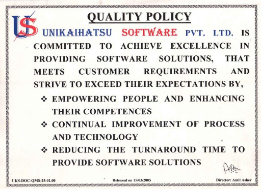 Quality Policy